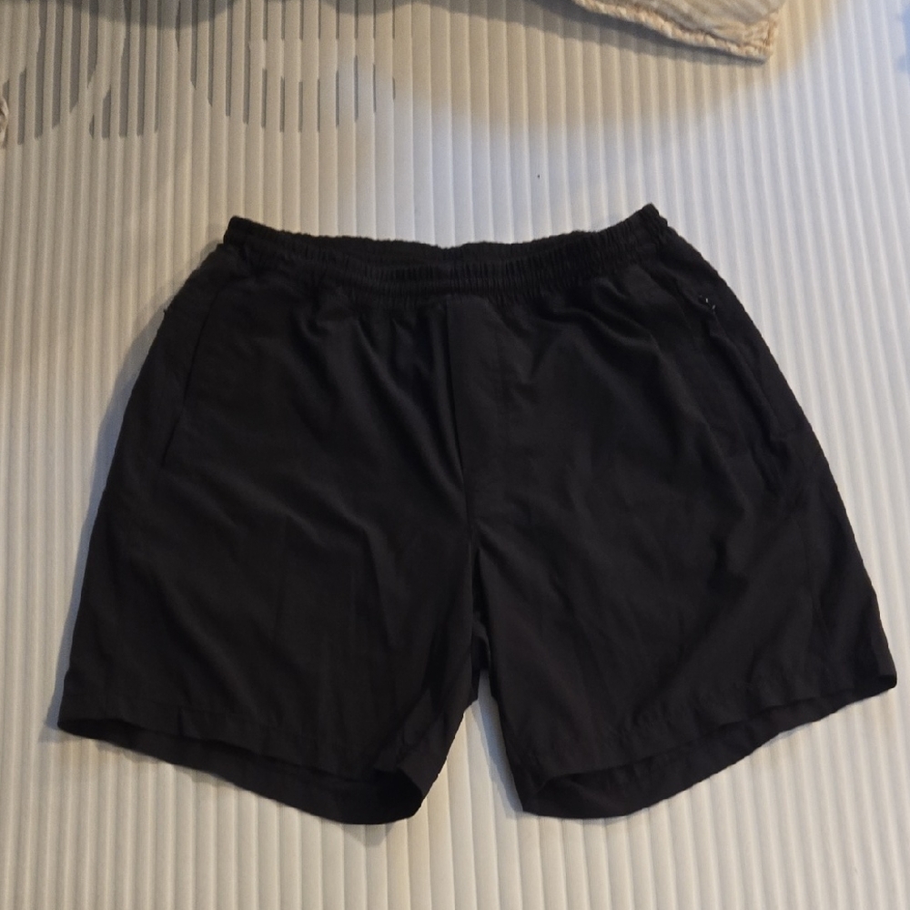 Birddogs Black Gym Shorts w Liner, XL